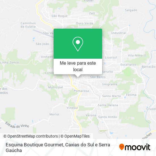 Esquina Boutique Gourmet mapa