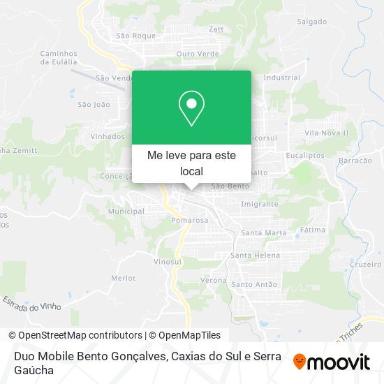 Duo Mobile Bento Gonçalves mapa
