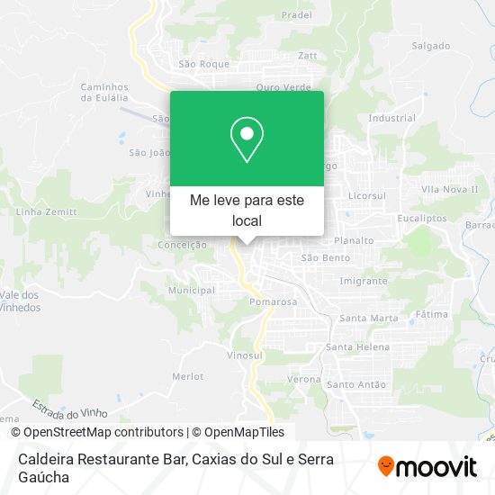 Caldeira Restaurante Bar mapa