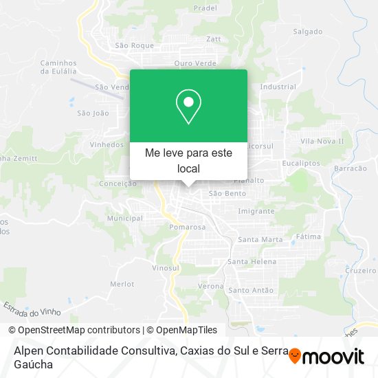 Alpen Contabilidade Consultiva mapa