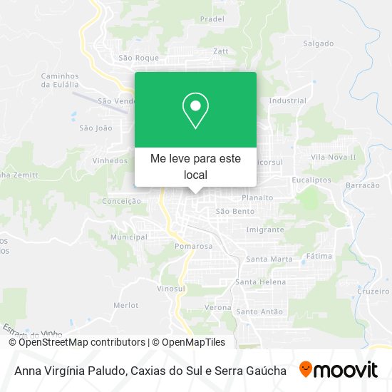 Anna Virgínia Paludo mapa