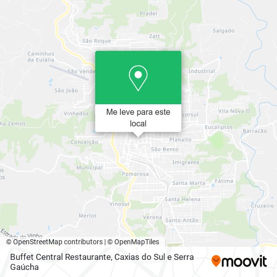 Buffet Central Restaurante mapa