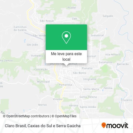 Claro Brasil mapa