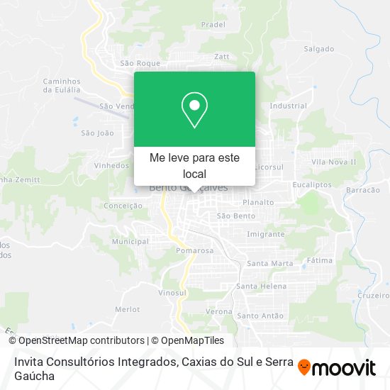 Invita Consultórios Integrados mapa