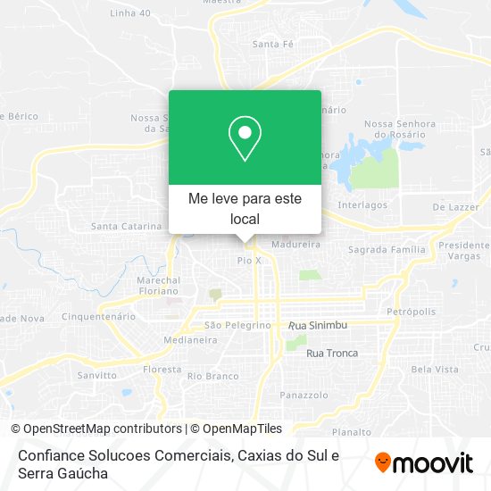Confiance Solucoes Comerciais mapa