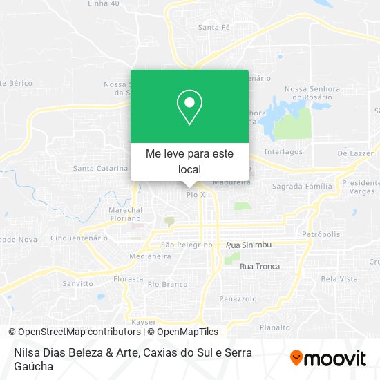 Nilsa Dias Beleza & Arte mapa