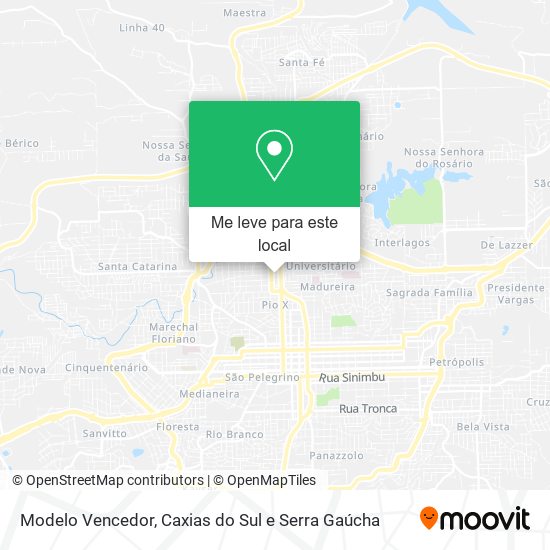 Modelo Vencedor mapa