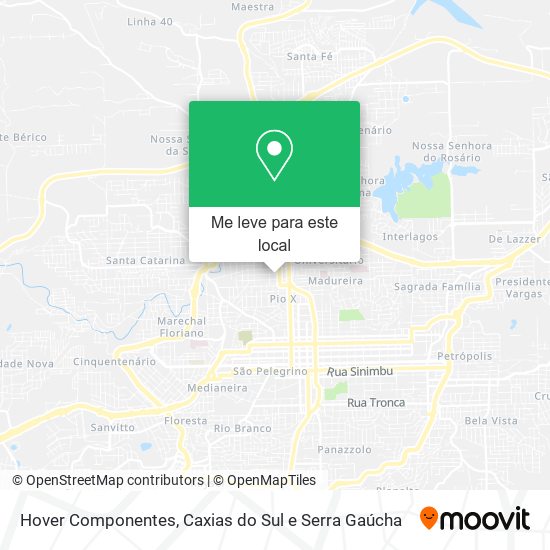 Hover Componentes mapa