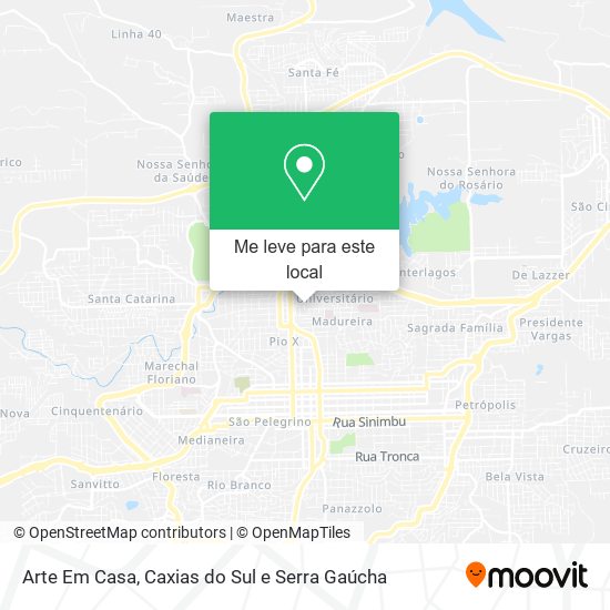 Arte Em Casa mapa