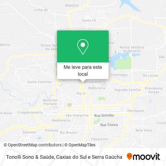 Tonolli Sono & Saúde mapa