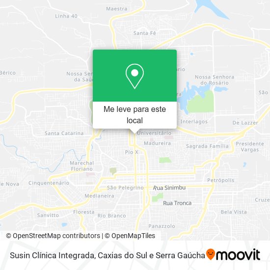 Susin Clínica Integrada mapa