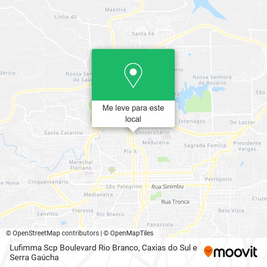 Lufimma Scp Boulevard Rio Branco mapa