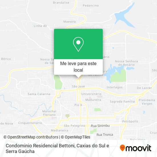 Condominio Residencial Bettoni mapa