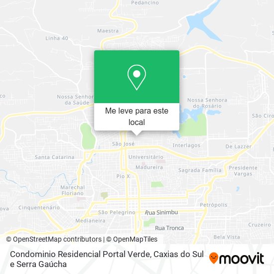 Condominio Residencial Portal Verde mapa