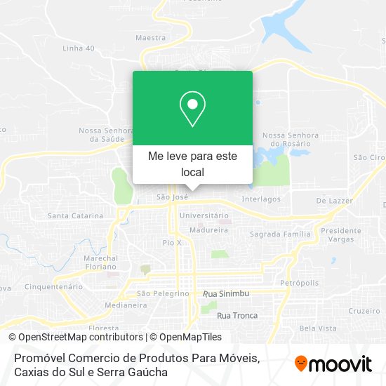 Promóvel Comercio de Produtos Para Móveis mapa