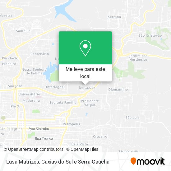 Lusa Matrizes mapa