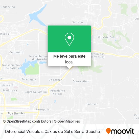 Diferencial Veículos mapa