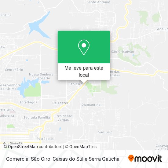 Comercial São Ciro mapa