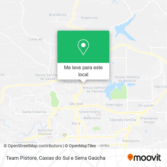 Team Pistore mapa