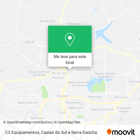 C3 Equipamentos mapa