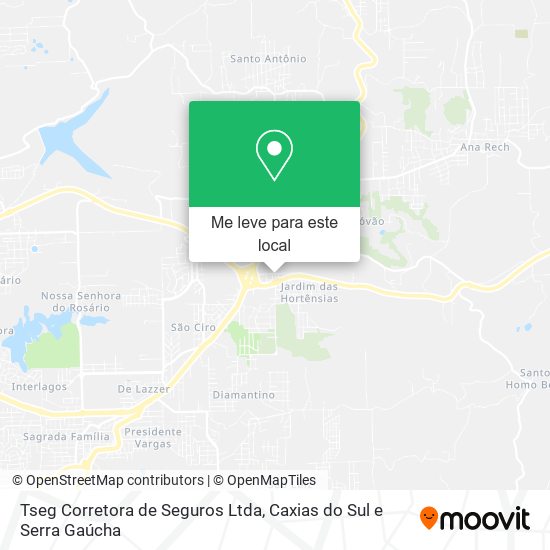 Tseg Corretora de Seguros Ltda mapa