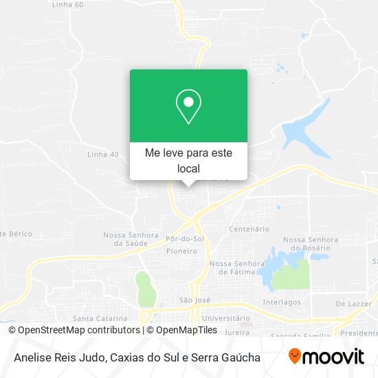 Anelise Reis Judo mapa