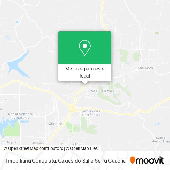 Imobiliária Conquista mapa