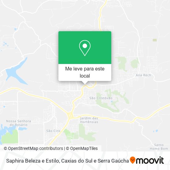 Saphira Beleza e Estilo mapa