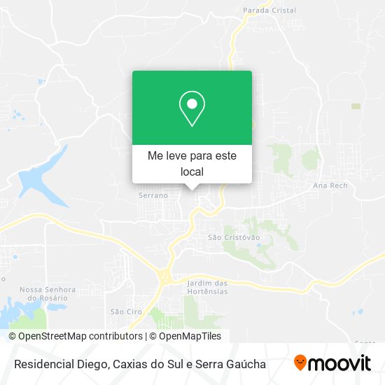 Residencial Diego mapa