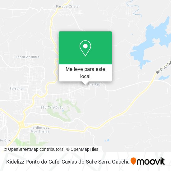 Kidelizz Ponto do Café mapa