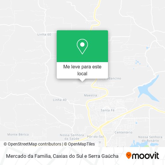 Mercado da Familia mapa
