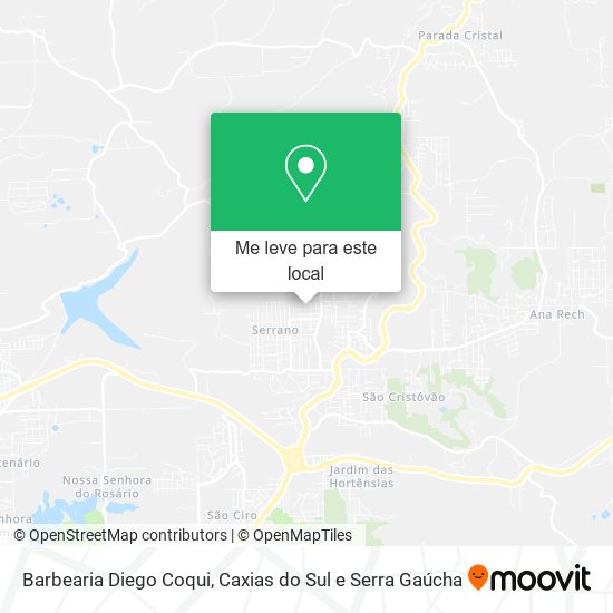Barbearia Diego Coqui mapa