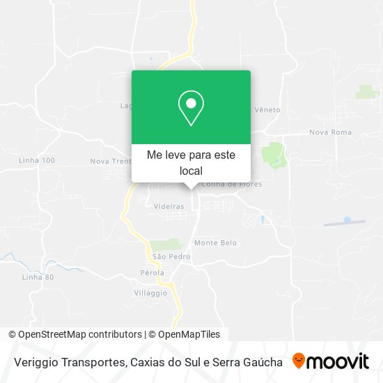 Veriggio Transportes mapa