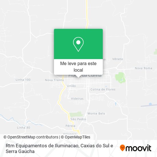Rtm Equipamentos de Iluminacao mapa