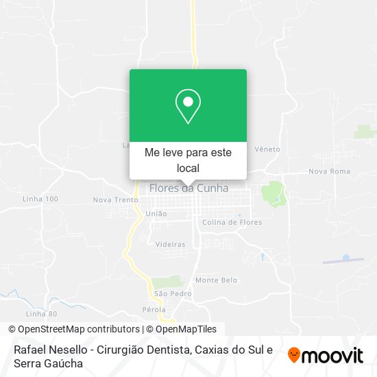 Rafael Nesello - Cirurgião Dentista mapa