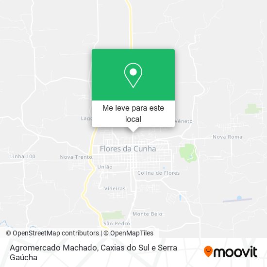Agromercado Machado mapa