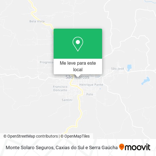 Monte Solaro Seguros mapa
