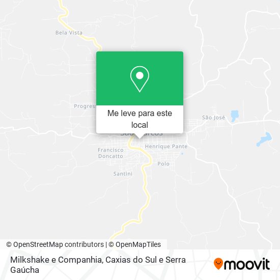 Milkshake e Companhia mapa