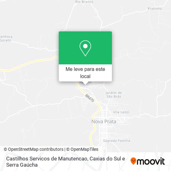 Castilhos Servicos de Manutencao mapa