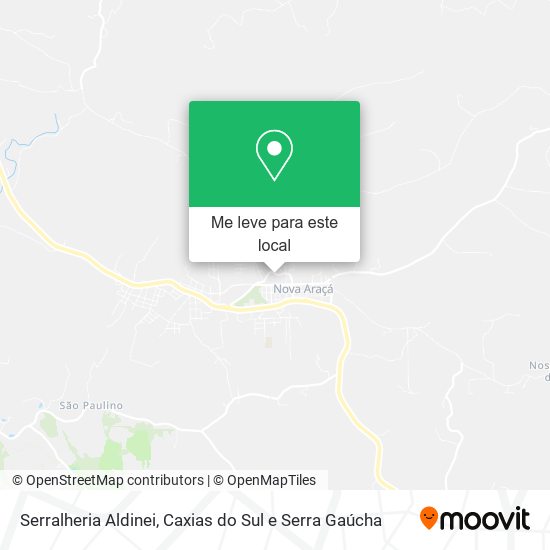 Serralheria Aldinei mapa