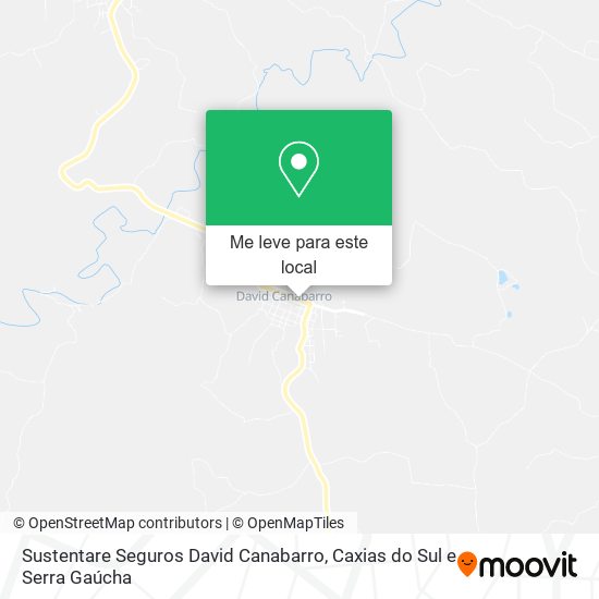 Sustentare Seguros David Canabarro mapa