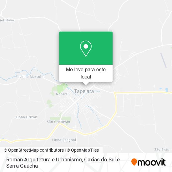 Roman Arquitetura e Urbanismo mapa