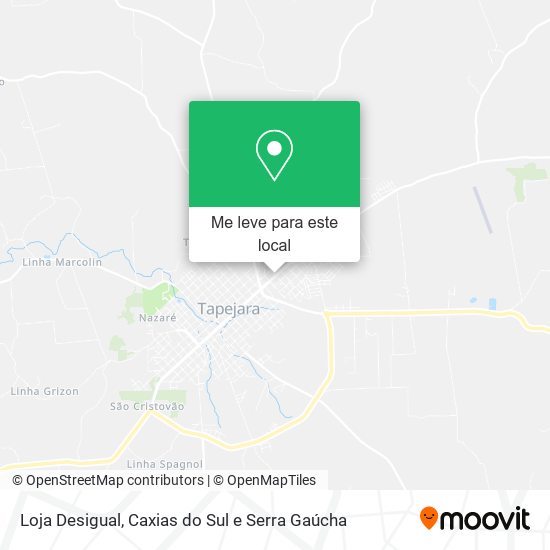 Loja Desigual mapa