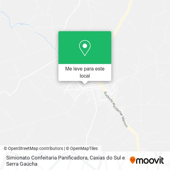Simionato Confeitaria Panificadora mapa
