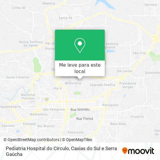Pediatria Hospital do Círculo mapa