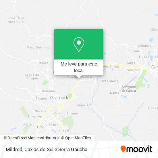 Mildred mapa