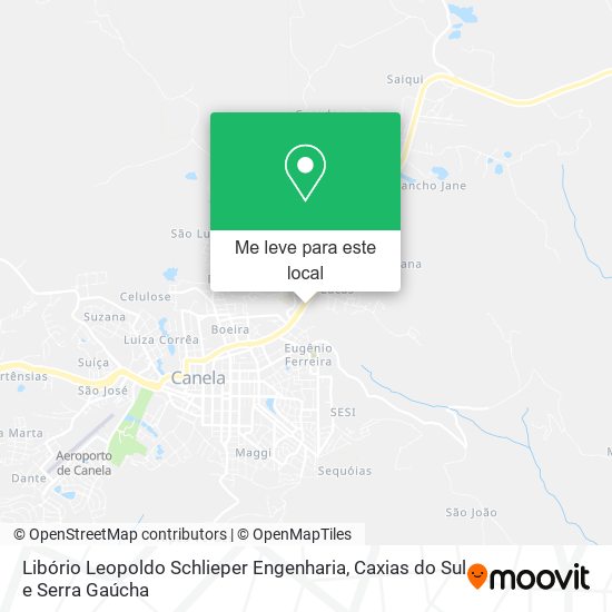 Libório Leopoldo Schlieper Engenharia mapa