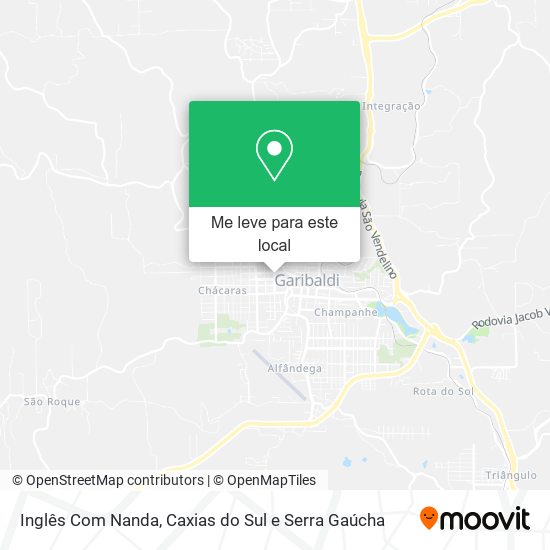Inglês Com Nanda mapa