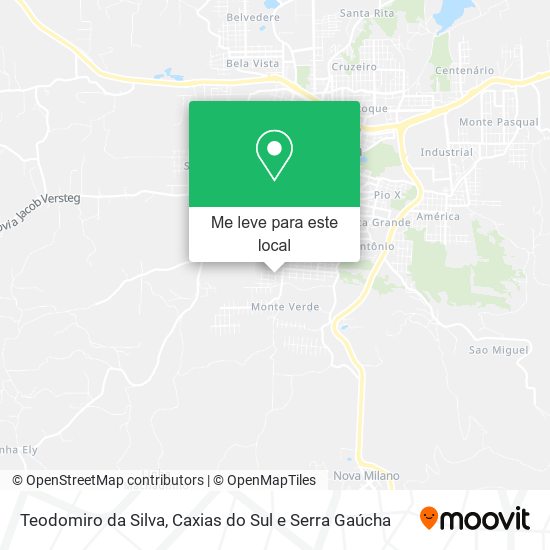 Teodomiro da Silva mapa