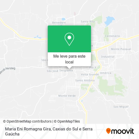 Maria Eni Romagna Gira mapa